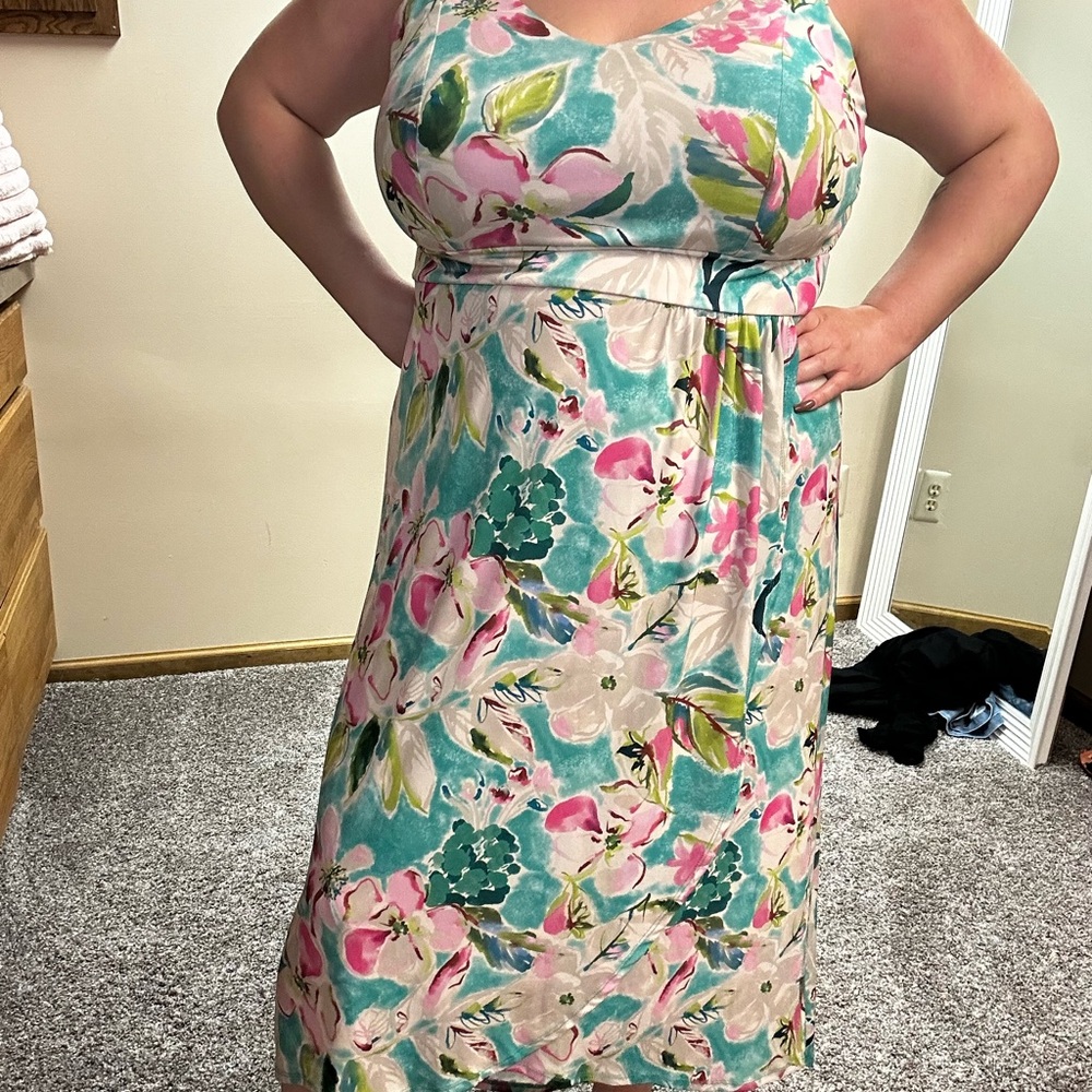 Torrid Multicolor Floral Maxi Dress